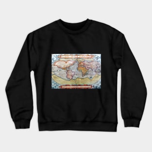 Ancient Map Of The World Crewneck Sweatshirt